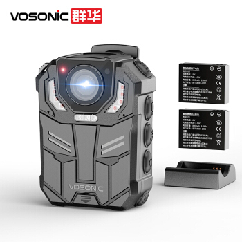 VOSONIC（VOSONIC）D 6执法レコダ107 g 1296 P 4000万画素2つは、バトットライン赤外線夜間テレビを12時間かけて録音し、24時間録音します。内蔵32 Gでございます。