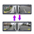 志道360全景影シム自动车の运転左右は横目を见て右侧のカマラのバーク映像を补助します。夜は防水パンを強化します。